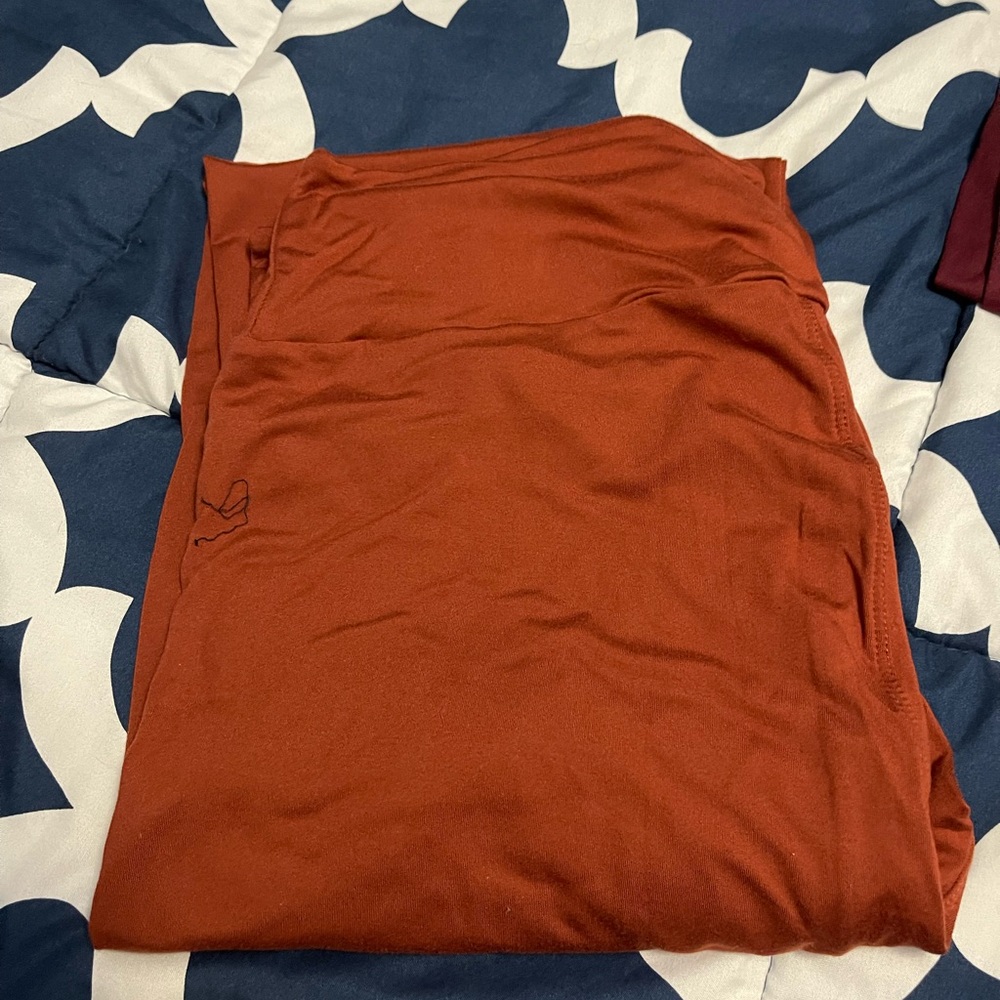 Lularoe TC leggings burnt orange